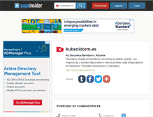 Tablet Screenshot of kubenidorm.es